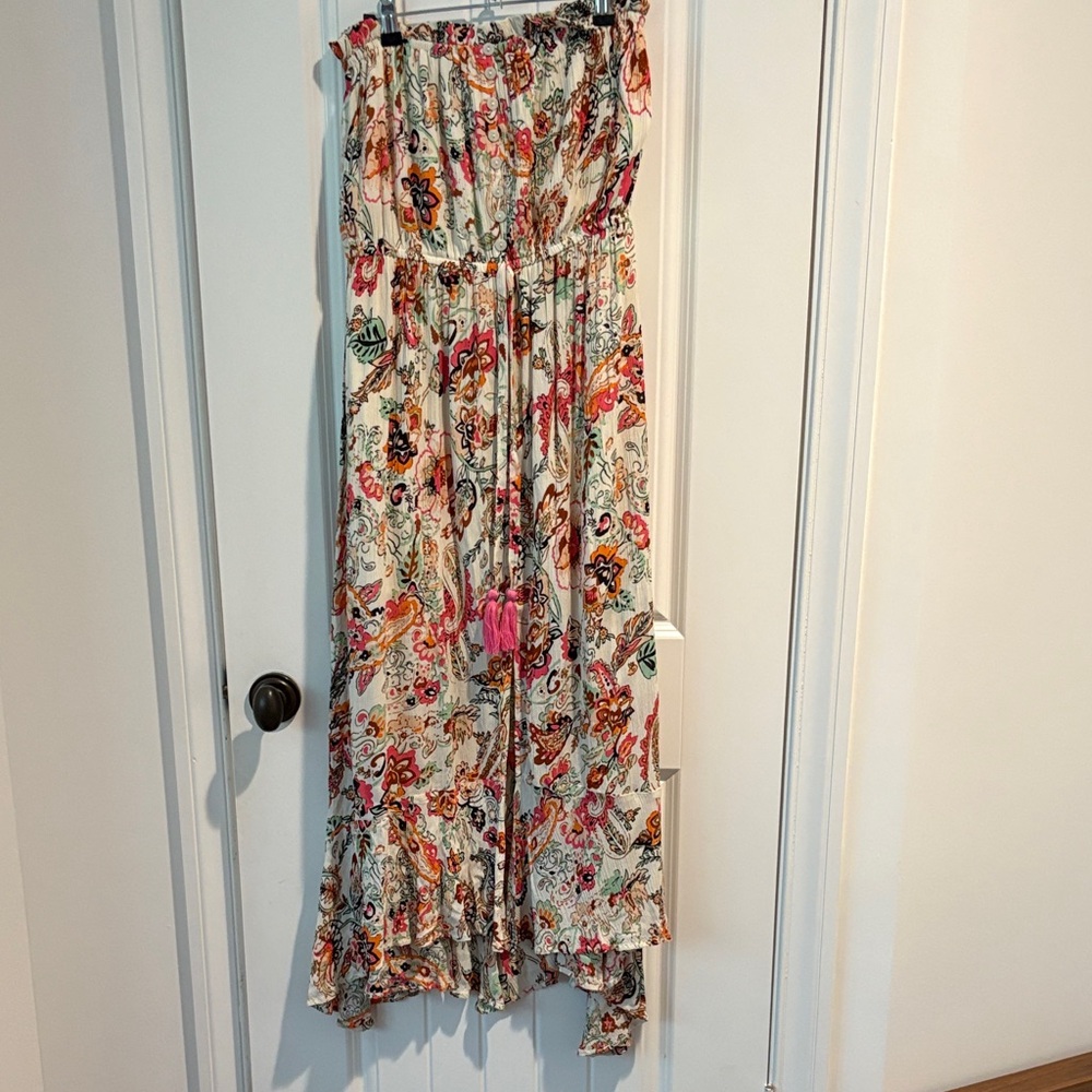 Elan Multicolor Floral Maxi Dress